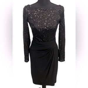 Ralph Lauren evening sequin top dress